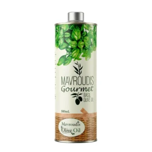 Grecka oliwa z oliwek extra virgin bazyliowa Mavroudis 500ml