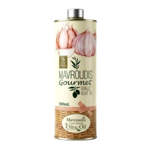 Grecka oliwa z oliwek extra virgin czosnkowa Mavroudis 500ml